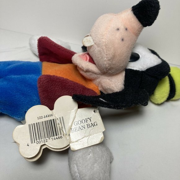 Disney Bean Bag Plush Mouseketoys  - GOOFY 10" - Mickey Mouse & Friends Vintage - Picture 5 of 9